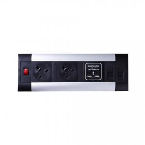 Impulse Desktop Module 2 x UK Sockets, 1 x Neon Switch, 1 x 500mm Lead