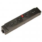 Impulse 4 x UK Sockets (3.15A), 1 x Neon Switch  IP000043