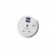 This image shows a modern, sleek desk accessory with an impulse port and a UK socket, as well as a smart charge and a CAT5E data connector. The combination of these features creates a dynamic and efficient workspace accessory.
