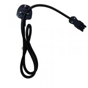 Volta Mains Power Cable - UK Plug with 13A Fuse Lead to Female Connector - Length: 1metre IP000149