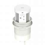 Volta Round 120mm Pop Up Power Unit Module with Wireless Charger (5w) 4xSocket (Individually 5A Fuse) 1xUSBa 1xHDMI (1.4) IP000154