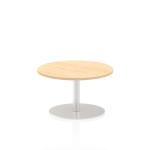 Italia Poseur Table Round 600 Top 475 High Maple ITL0103