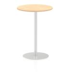 Italia Poseur Table Round 600 Top 1145 High Maple ITL0115