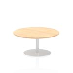 Italia Poseur Table Round 1000 Top 475 High Maple ITL0139