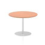 Italia Poseur Table Round 1000 Top 725 High Beech ITL0142