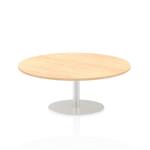 Italia Poseur Table Round 1200 Top 475 High Maple ITL0157