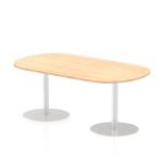 Italia 1800mm Poseur Boardroom Table Maple Top 720mm High Leg ITL0181
