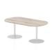 Italia Poseur Boardroom Table 1800 Top 725 High Grey Oak ITL0183