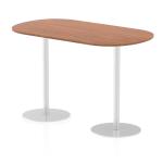 Italia 1800mm Poseur Boardroom Table Walnut Top 1145mm High Leg ITL0185