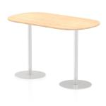 Italia 1800mm Poseur Boardroom Table Maple Top 1145mm High Leg ITL0187