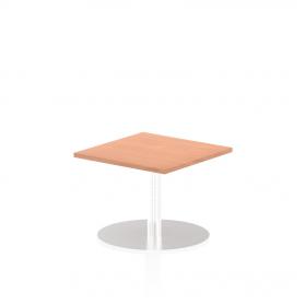 Italia Poseur Table Square 600/600 Top 475 High Beech ITL0208