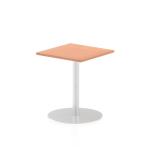 Italia Poseur Table Square 600/600 Top 725 High Beech ITL0214