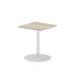 Italia Poseur Table Square 600/600 Top 725 High Grey Oak ITL0219