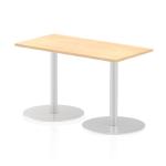 Italia Poseur Table Rectangle 1200/600 Top 725 High Maple ITL0235
