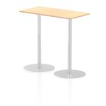 Italia Poseur Table Rectangle 1200/600 Top 1145 High Maple ITL0241