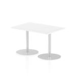Italia Poseur Table Rectangle 1200/800 Top 725 High White ITL0252