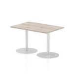 Italia Poseur Table Rectangle 1200/800 Top 725 High Grey Oak ITL0255