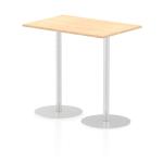 Italia Poseur Table Rectangle 1200/800 Top 1145 High Maple ITL0259