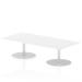Italia Poseur Table Rectangle 1800/800 Top 475 High White ITL0300