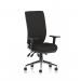 Chiro High Back With Height Adjustable And Folding Arms Black KC0001