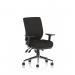 Chiro Medium Back With Height Adjustable And Folding Arms Black KC0003