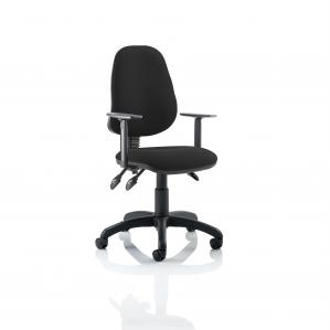 Eclipse Plus III Lever Task Operator Chair With Height Adjustable Arms