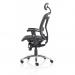 Mirage II Executive Chair Black Mesh With Arms With Headrest KC0148