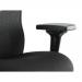 Stealth Shadow Ergo Posture Chair Black Airmesh Seat And Mesh Back With Arms With Headrest KC0158