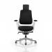 Zure White Shell With Headrest Black Fabric KC0161