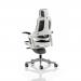 Zure White Shell With Headrest Black Fabric KC0161