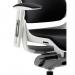 Zure White Shell With Headrest Black Fabric KC0161