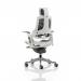 Zure White Shell With Headrest Elastomer Gel Grey KC0164