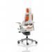 Zure White Shell With Headrest Elastomer Gel Orange KC0165