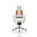 Zure White Shell With Headrest Elastomer Gel Orange KC0165