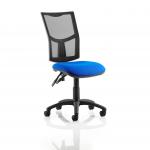 Eclipse II Lever Task Operator Chair Mesh Back With Blue Seat KC0168