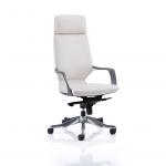 Xenon Executive White Shell High Back White Leather With Headrest KC0229