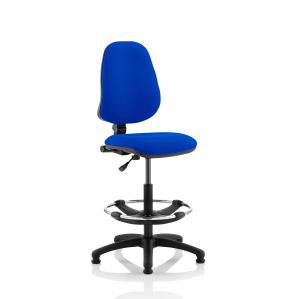 Eclipse Plus I Lever Task Operator Chair Blue With High Rise