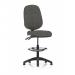 Eclipse Plus II Lever Task Operator Chair With High Rise Draughtsman Kit Charcoal KC0252