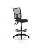 Eclipse Plus II Lever Task Operator Chair Mesh Back With Black Seat With High Rise Draughtsman Kit KC0262