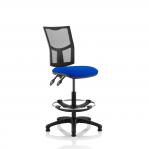 Eclipse Plus II Lever Task Operator Chair Mesh Back With Blue Seat With High Rise Draughtsman Kit KC0263