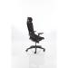Molet Task Exec Black Frame Black Fabric Chair With Black Fabric Headrest KC0274