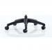 Molet Task Exec Black Frame Black Leather Chair With Black Leather Headrest KC0275