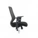 Relay Task Operator Chair Black Back With Height Adjustable Arms Black Airmesh Seat KC0285