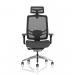 Ergo Click Mesh Back With Headrest Black Fabric Seat KC0296