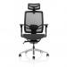 Ergo Click Mesh Back With Headrest Black Mesh Seat KC0297