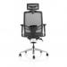 Ergo Click Mesh Back With Headrest Black Mesh Seat KC0297