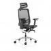 Ergo Click Mesh Back With Headrest Black Mesh Seat KC0297