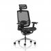 Ergo Click Mesh Back With Headrest Black Mesh Seat KC0297