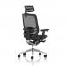 Ergo Click Mesh Back With Headrest Black Mesh Seat KC0297