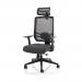 Ergo Twist Mesh Back With Height Adjustable Arms With Headrest Black Fabric Seat KC0298